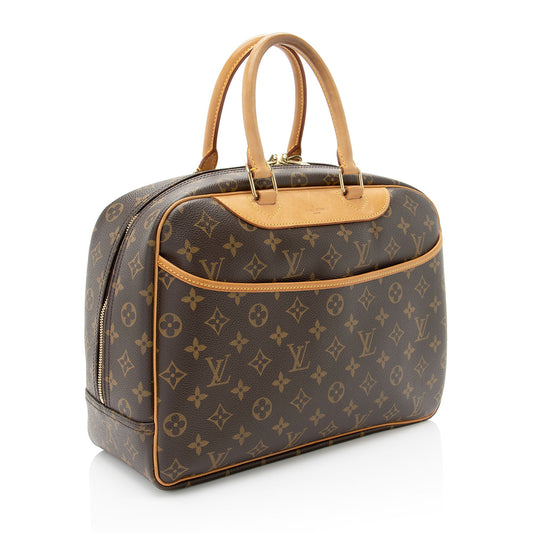 Louis Vuitton Vintage Monogram Canvas Deauville Satchel (SHF-4uDvMP)