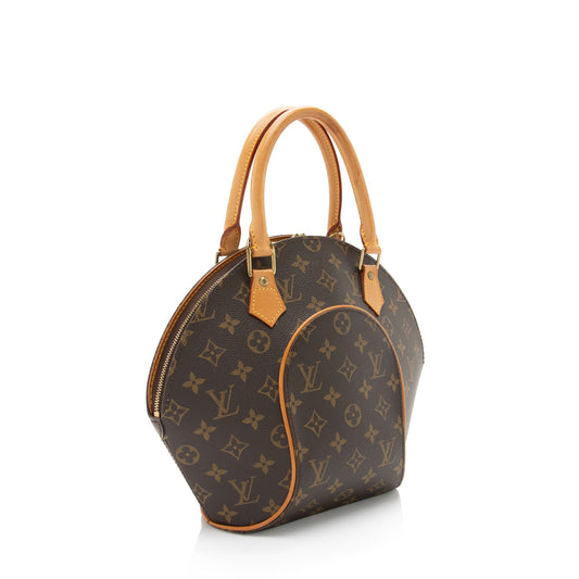 Louis Vuitton Vintage Monogram Canvas Ellipse PM Satchel (SHF-jTV7AK)