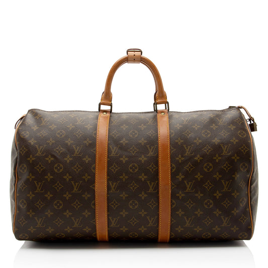 Louis Vuitton Vintage Monogram Canvas Keepall 50 Duffle Bag (SHF-YY4Fgp)