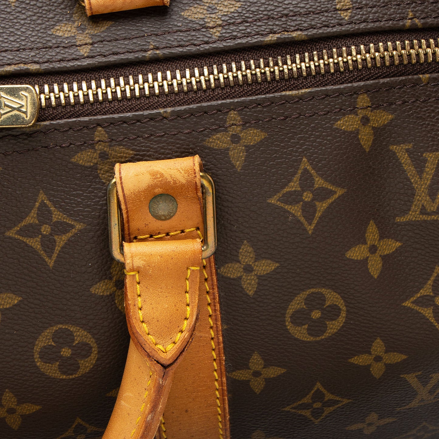 Louis Vuitton Vintage Monogram Canvas Keepall 60 Duffle (SHF-8kARCT)