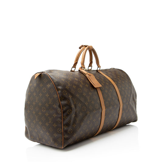 Louis Vuitton Vintage Monogram Canvas Keepall 60 Duffle
