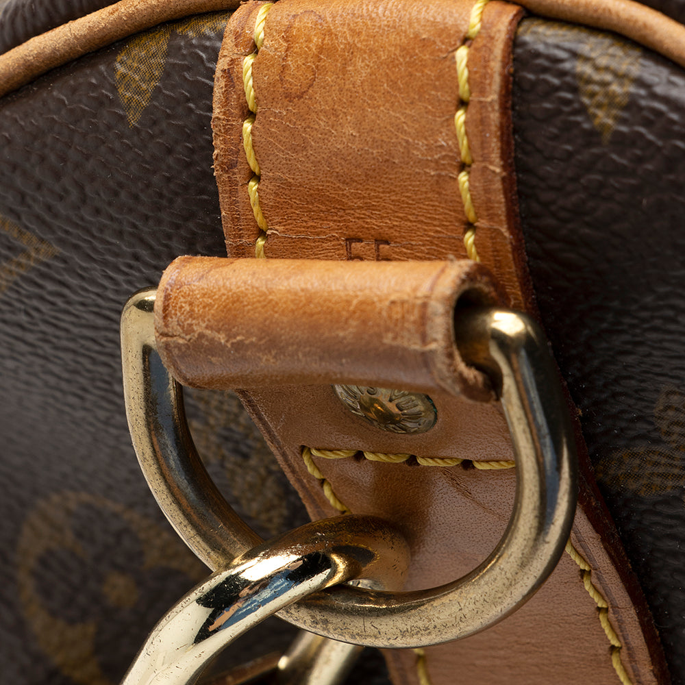 Louis Vuitton Vintage Monogram Canvas Keepall Bandouliere 55 Duffel Bag (SHF-21498)