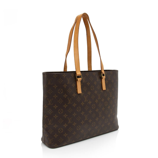 Louis Vuitton Vintage Monogram Canvas Luco Tote - (SHF-ErDN2y)