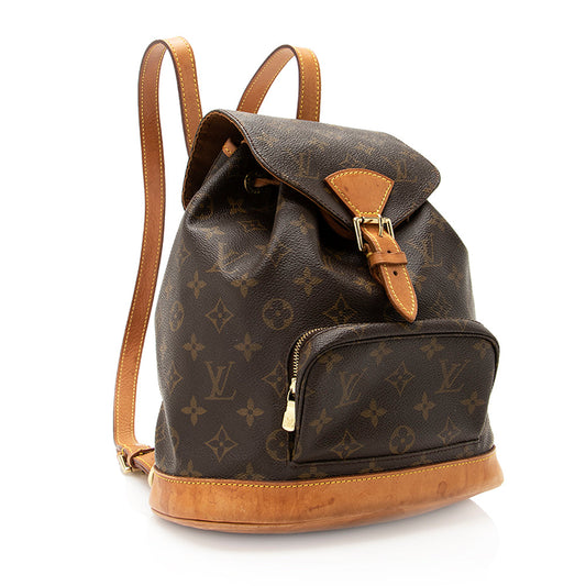 Louis Vuitton Vintage Monogram Canvas Montsouris MM Backpack (SHF-19980)