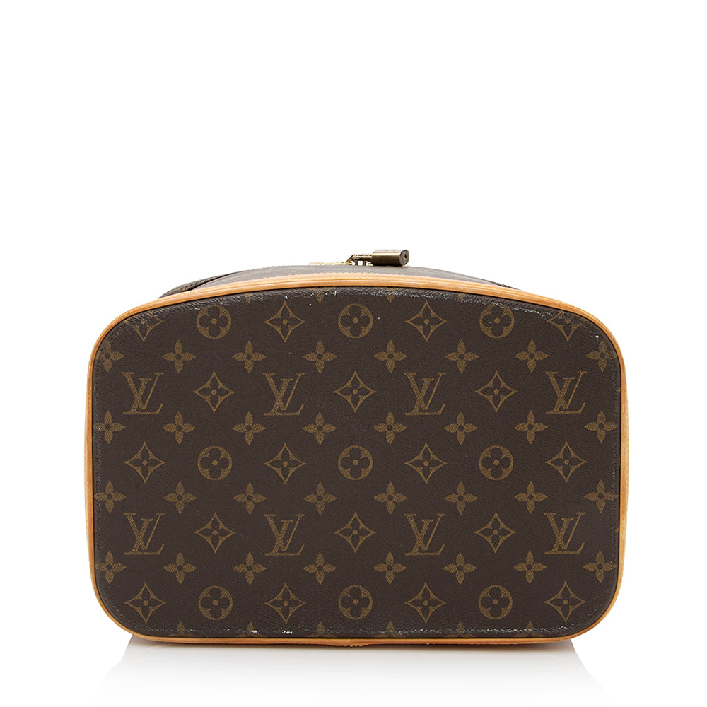Louis Vuitton Vintage Monogram Canvas Nice Beauty Case (SHF-21409)