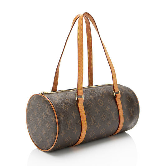 Louis Vuitton Vintage Monogram Canvas Papillon 30 Satchel (SHF-aaTD6w)
