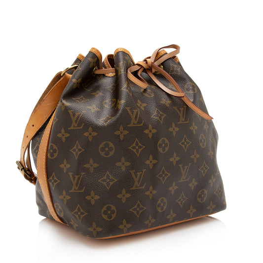 Louis Vuitton Vintage Monogram Canvas Petit Noe Shoulder Bag - (SHF-xuJqqh)