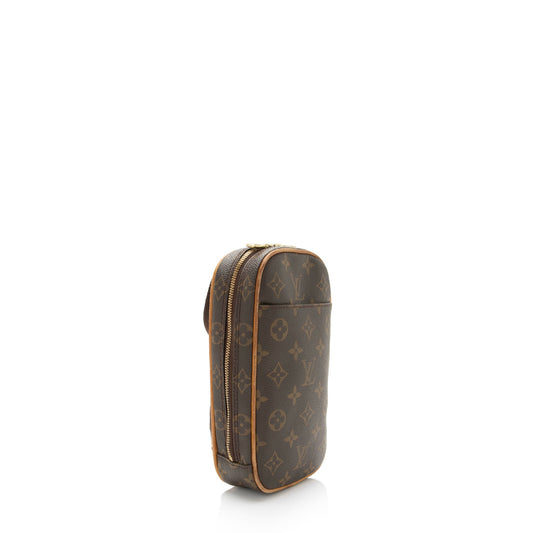 Louis Vuitton Vintage Monogram Canvas Pochette Gange Sling Bag (SHF-wrDzKf)