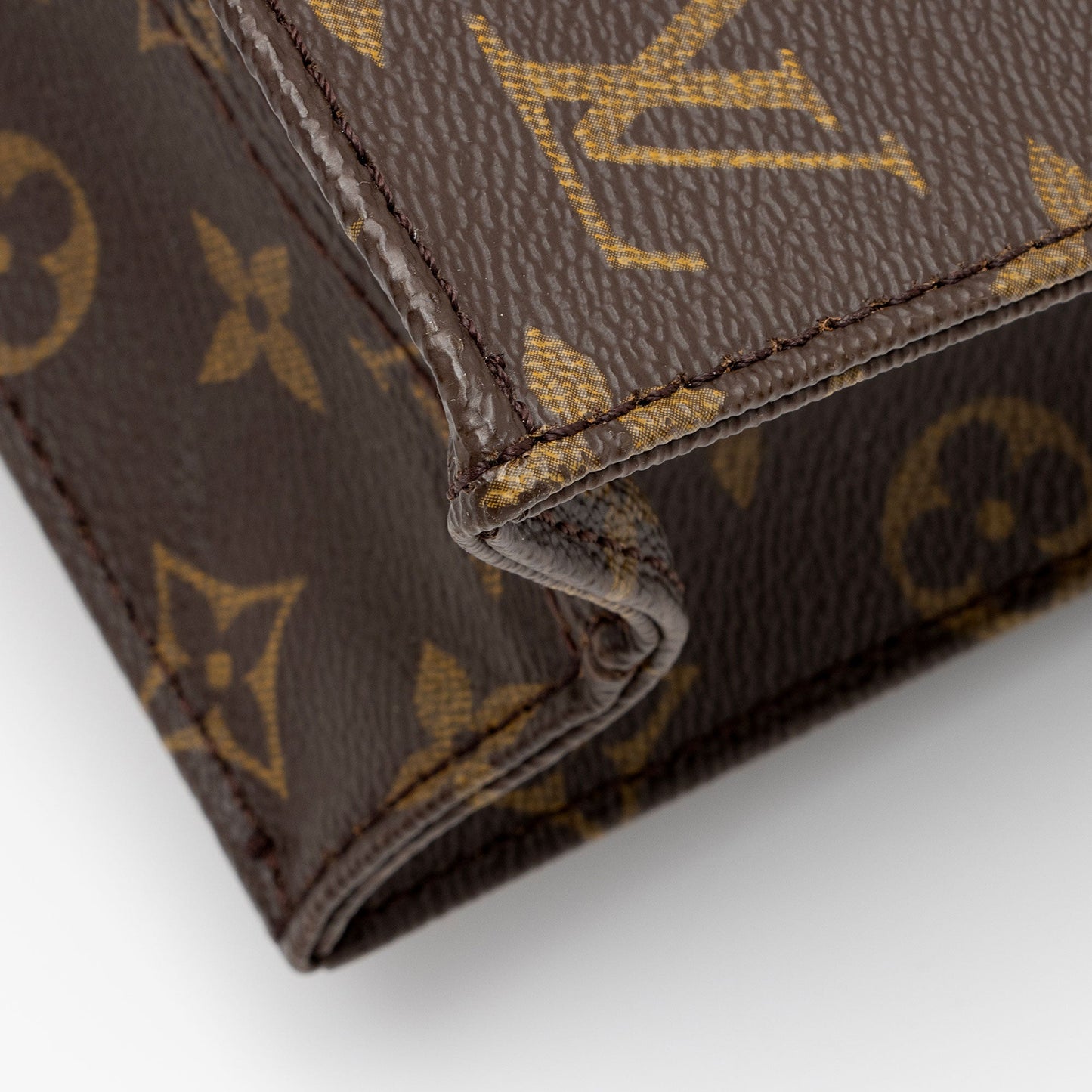 Louis Vuitton Vintage Monogram Canvas Sac Plat Tote (SHF-0nVnbL)