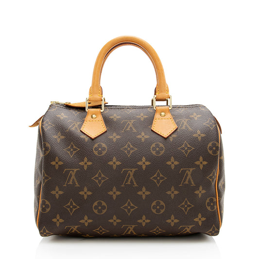 Louis Vuitton Vintage Monogram Canvas Speedy 25 Satchel (SHF-5p2onE)