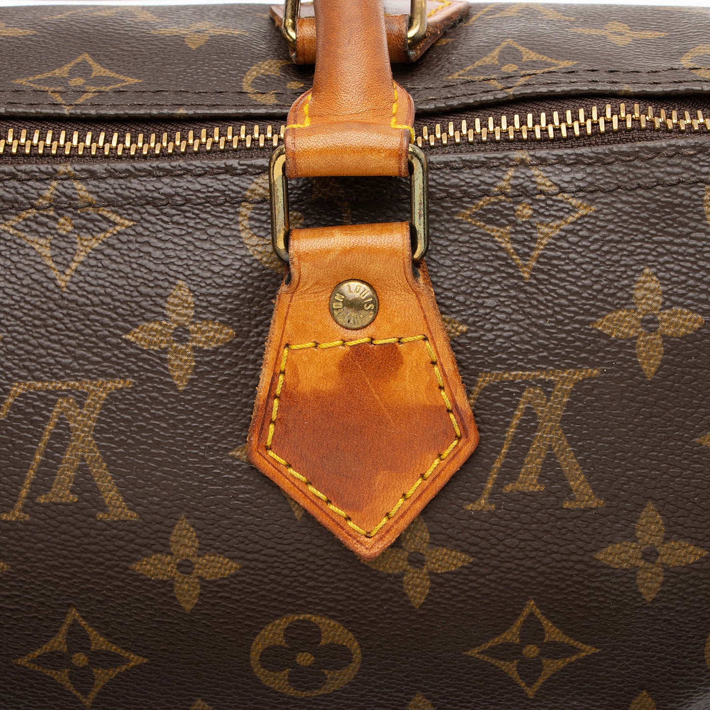 Louis Vuitton Vintage Monogram Canvas Speedy 25 Satchel
