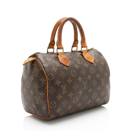 Louis Vuitton Vintage Monogram Canvas Speedy 25 Satchel