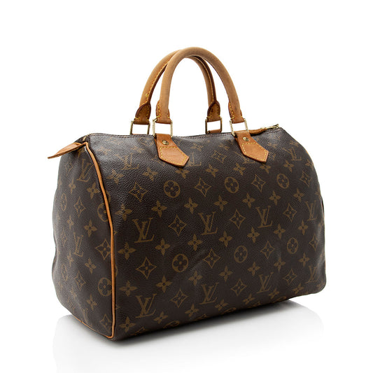 Louis Vuitton Vintage Monogram Canvas Speedy 30 Satchel - (SHF-18381)