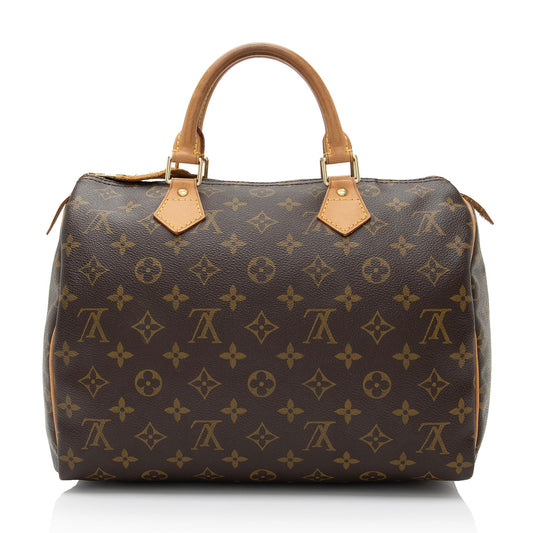 Louis Vuitton Vintage Monogram Canvas Speedy 30 Satchel (SHF-gWwiX8)