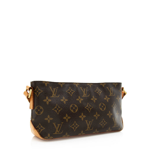 Louis Vuitton Vintage Monogram Canvas Trotteur Shoulder Bag (SHF-19383)