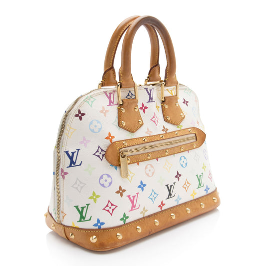 Louis Vuitton Vintage Monogram Multicolore Alma Satchel