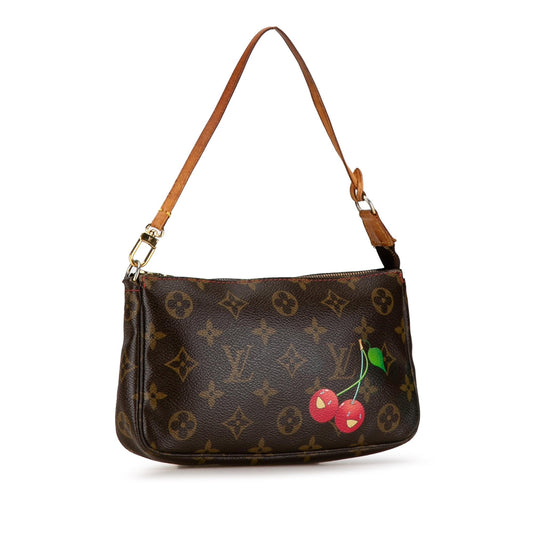 Louis Vuitton x Takashi Murakami Monogram Cherry Pochette Accessoires (SHG-h0NoXg)