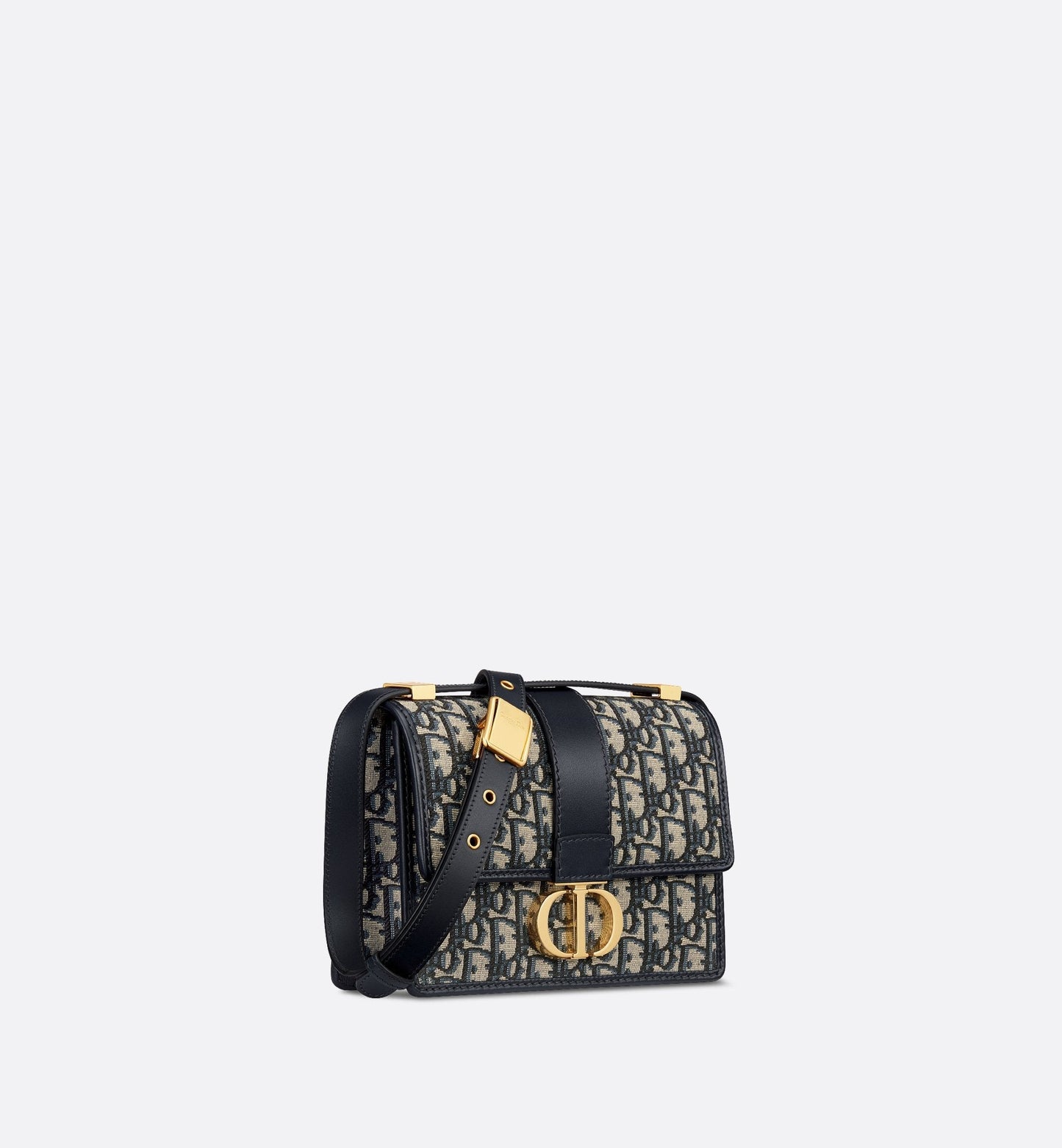 Small 30 Montaigne Bag Blue Luxury Dior Oblique Jacquard