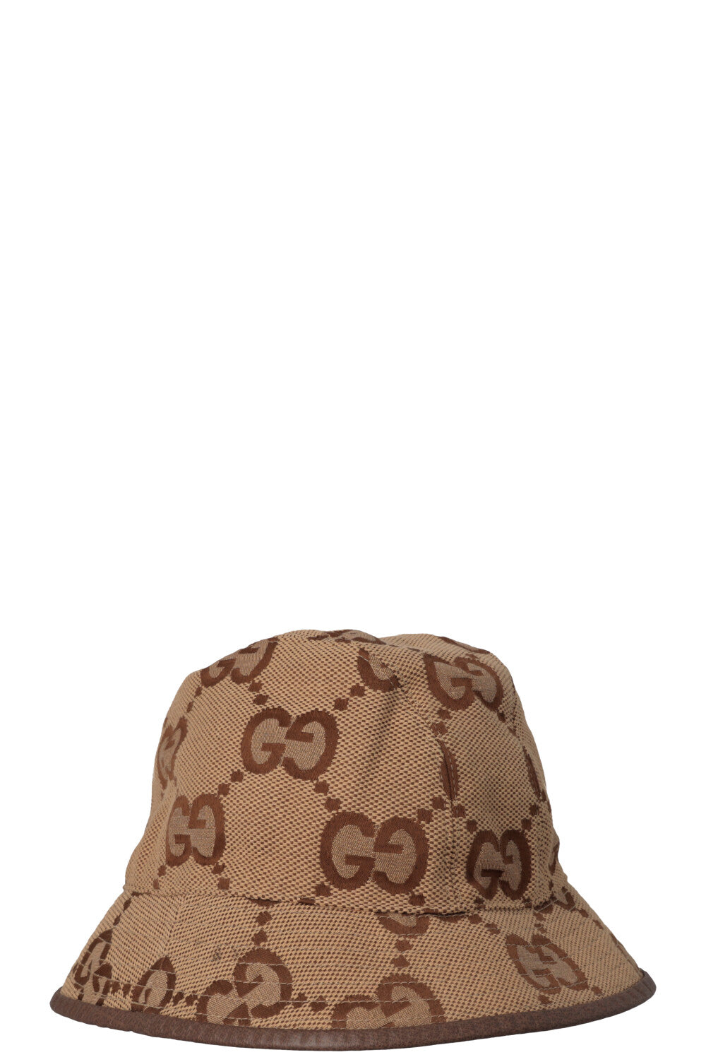 Luxury Gucci Trending 2025 Jumbo GG Canvas Bucket Hat Camel