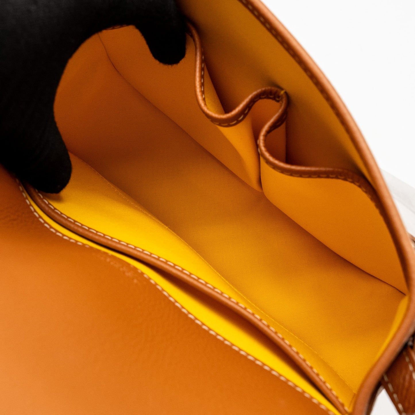 Goyard Belvedere PM Messenger Bag Goyardline Canvas/Calfskin Black/Tan SHW