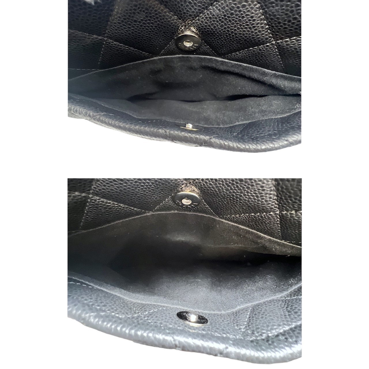 Luxury Chanel bag Black Quilted Caviar Timeless Soft Shopper Tote