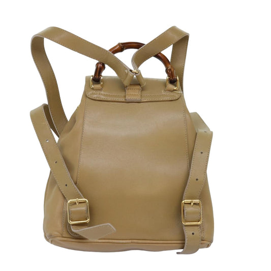 Luxury Gucci Trending 2025 Bamboo Leather Backpack Bag