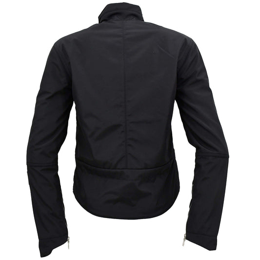 Luxury Chanel Sport Line Zip Up Jacket Black 02A #36