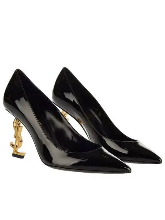 Luxury Saint Laurent Opium Pumps Black Gold