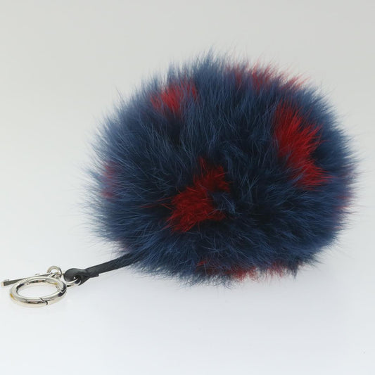 Luxury FendiPom Pom Charm Fur Red Navyac2313