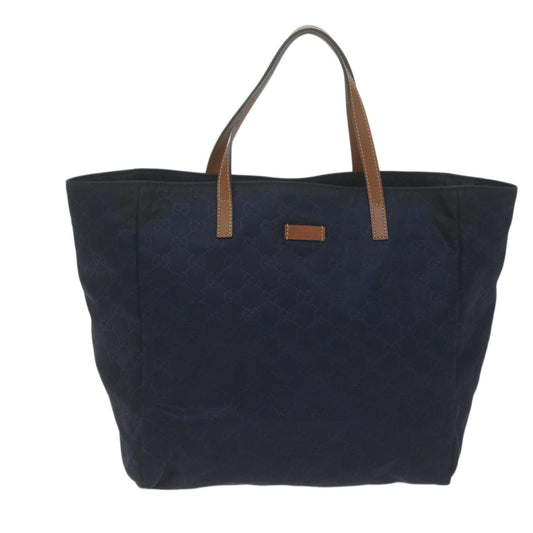 GUCCI GG Canvas Tote Bag Navy 282439 ac2645