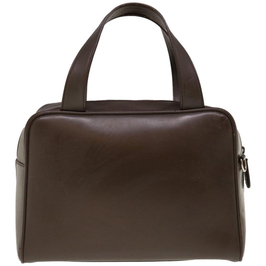 GUCCI Hand Bag Leather Brown 000 1274 0505 ac2764