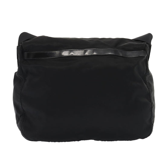 Luxury Prada Shoulder Bag Nylon Black Silver ac3168