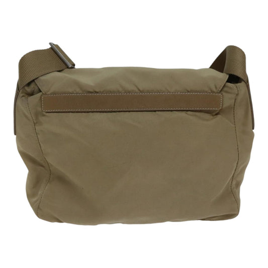 Luxury Prada Shoulder Bag Nylon Beige ac3250
