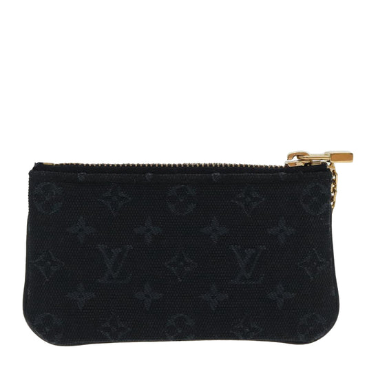 LOUIS VUITTON Monogram Mini Pochette Cles Coin Purse TST Blue M92436 ac3287