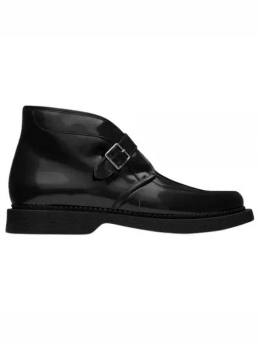 Luxury Saint Laurent Teddy Monkstrap Black