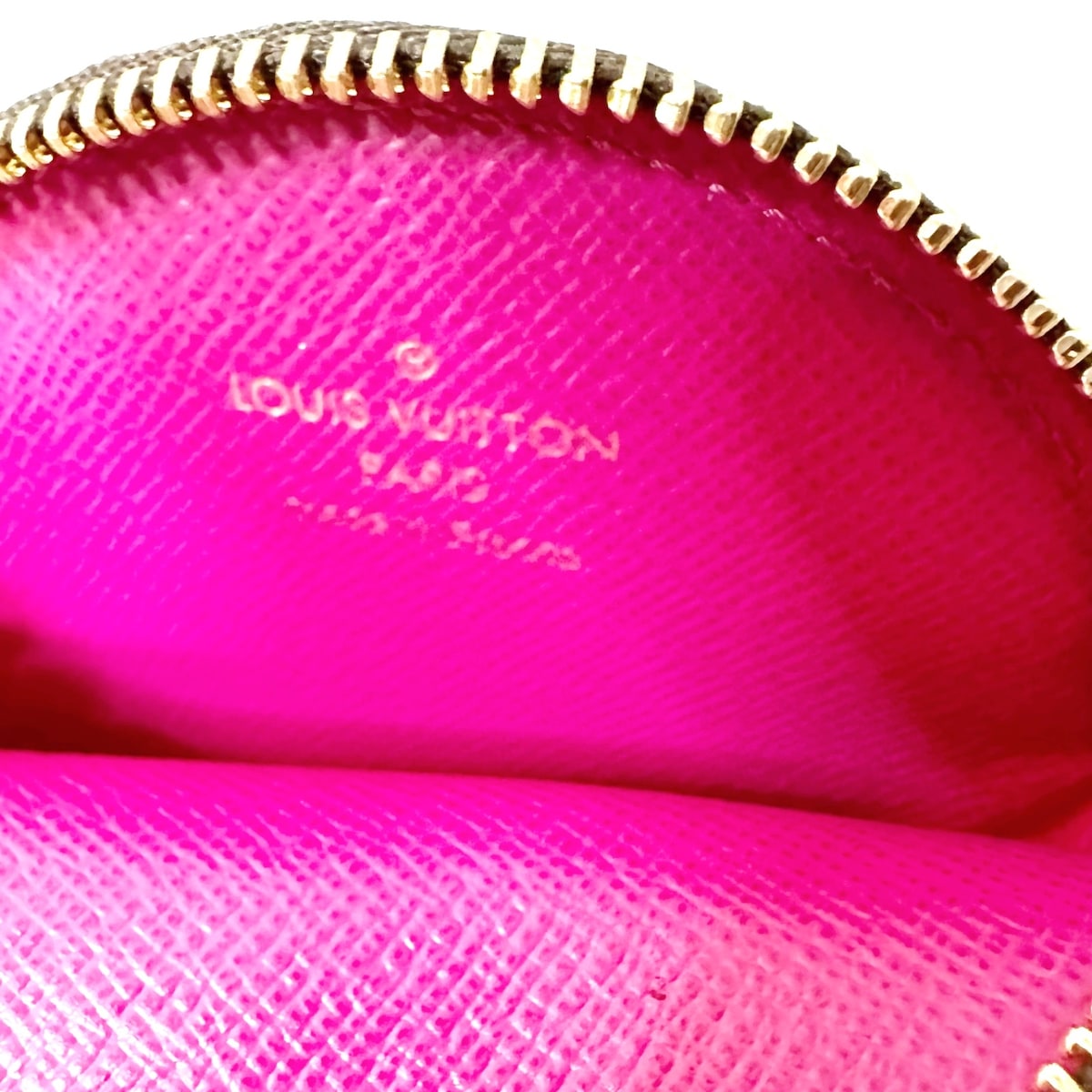 Louis Vuitton Porte Monnaie Rond Canvas Wallet ()