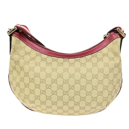 Luxury Gucci Trending 2025 Gg Canvas Canvas Shoulder Bag ()