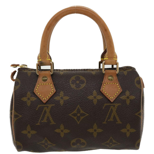 LOUIS VUITTON Monogram Mini Speedy Hand Bag M41534 LV am3662