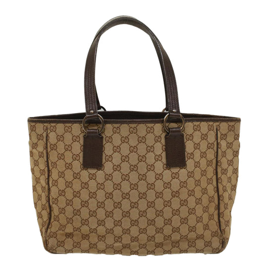 Luxury Gucci GG Canvas Tote Bag Beige 113017 am5049