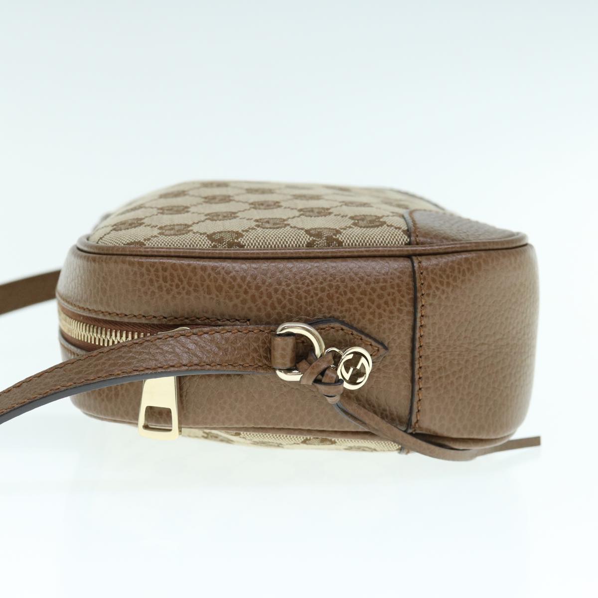 GUCCI GG Canvas Shoulder Bag Outlet Beige 449413 am5624