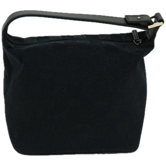 GUCCI GG Canvas Hand Bag Black 039 1147 am5833A