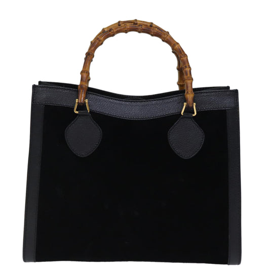 Luxury Gucci Trending 2025 Bamboo Hand Bag Suede Leather Black 002 123 0260 am6224