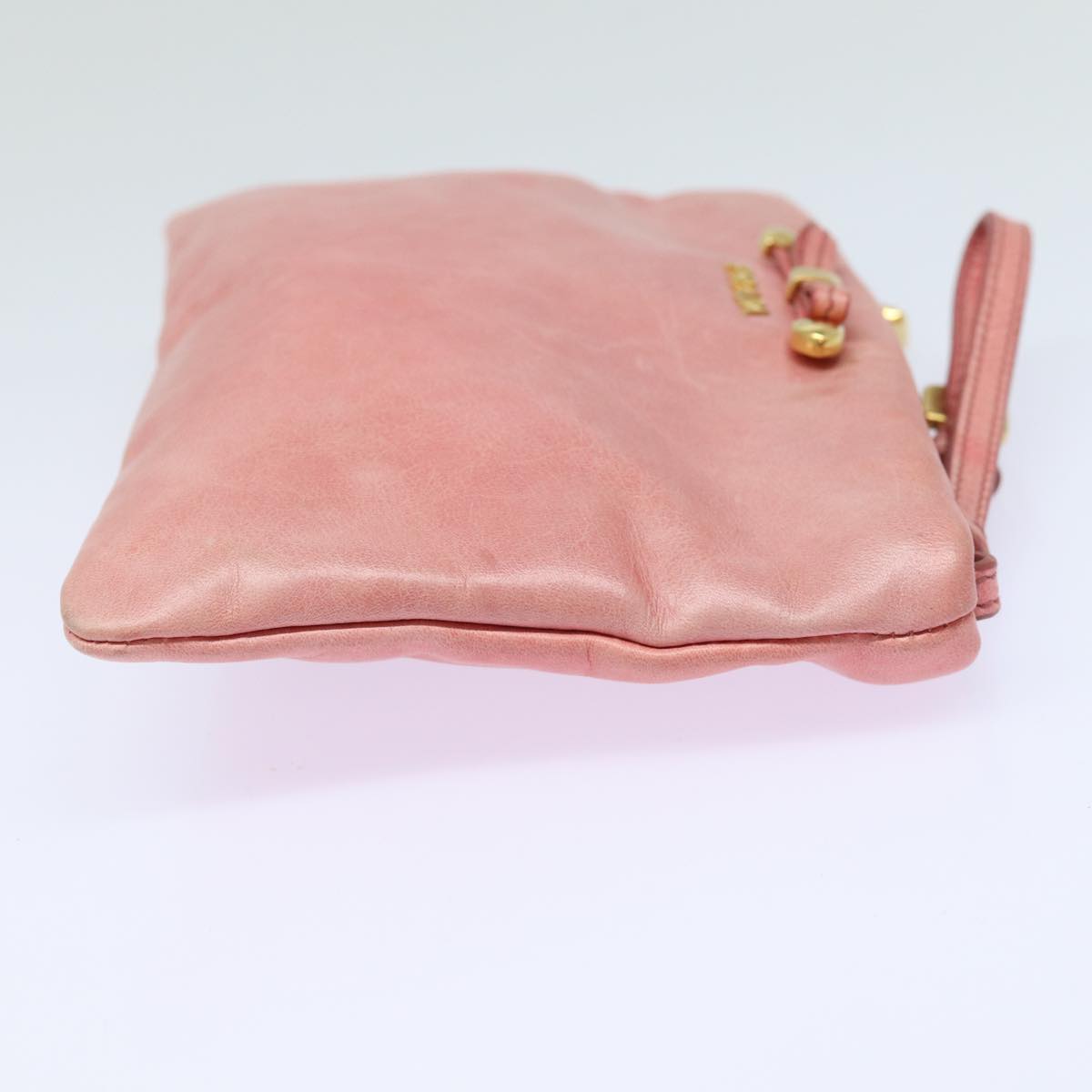 Luxury Prada Pouch Leather Pink am6580
