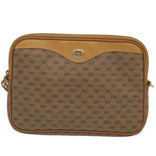 Luxury Gucci Micro GG Canvas Shoulder Bag PVC Leather Beige 97.02.068 ar10210