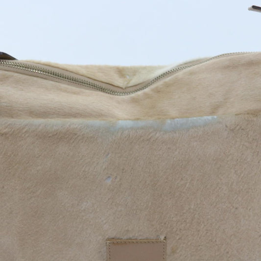Luxury FendiMamma Baguette Shoulder Bag Harako leather Beigear10608B