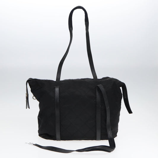 Luxury Prada Tote Bag Nylon 2Set Black Khaki ar12029