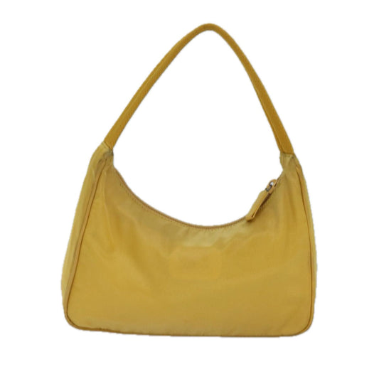Luxury Prada Hand Bag Nylon Yellow ar12284