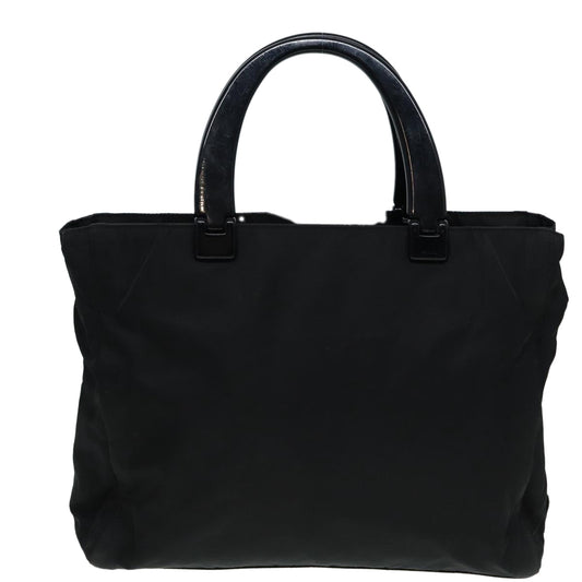 Luxury Prada Hand Bag Nylon Black Silver ar12363