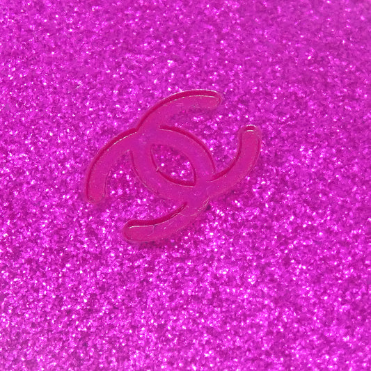 Chanel Hair Clip Hairpin Barrette Pink 00A