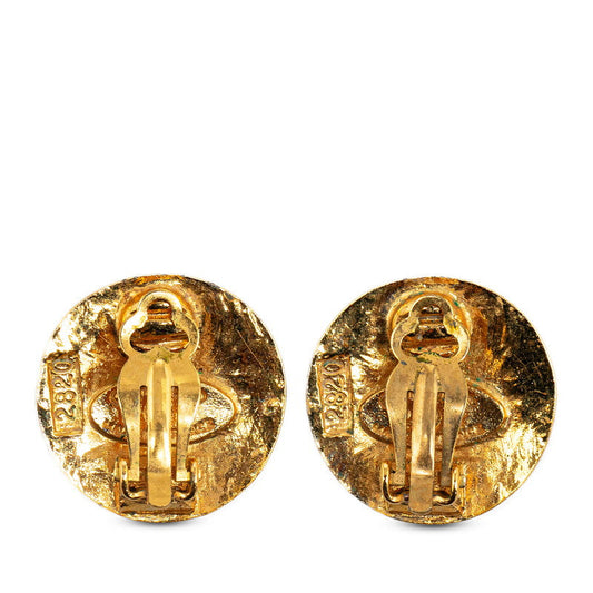 Chanel Coco Logo Round Earring G CHANEL